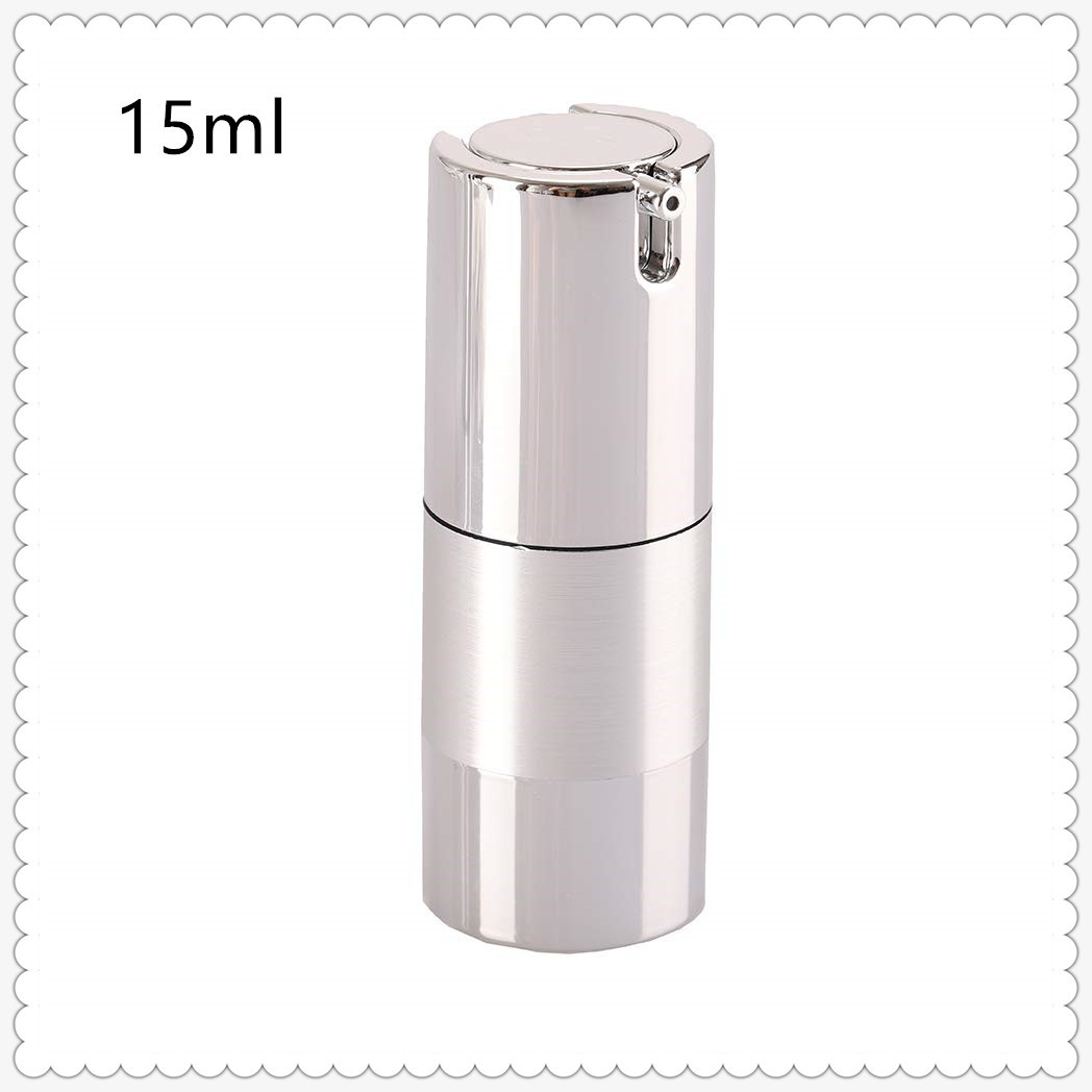 Customized 15ml 30ml 50ml Plastic Airless Pump Vacuum Cosmetic Bottle Leakproof Controlled Dispensing Cream Lotion Packaging