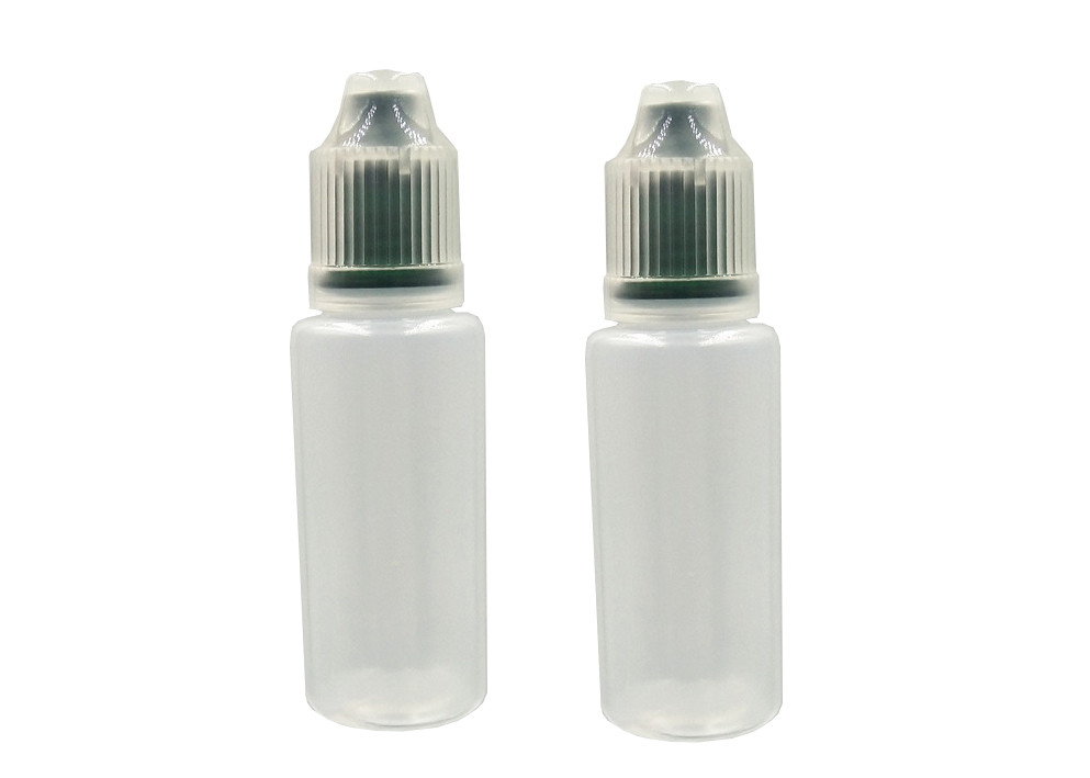 Reusable Watertight  Smoke Oil Bottles Anti Theft Cap Plastic Dropper Bottles