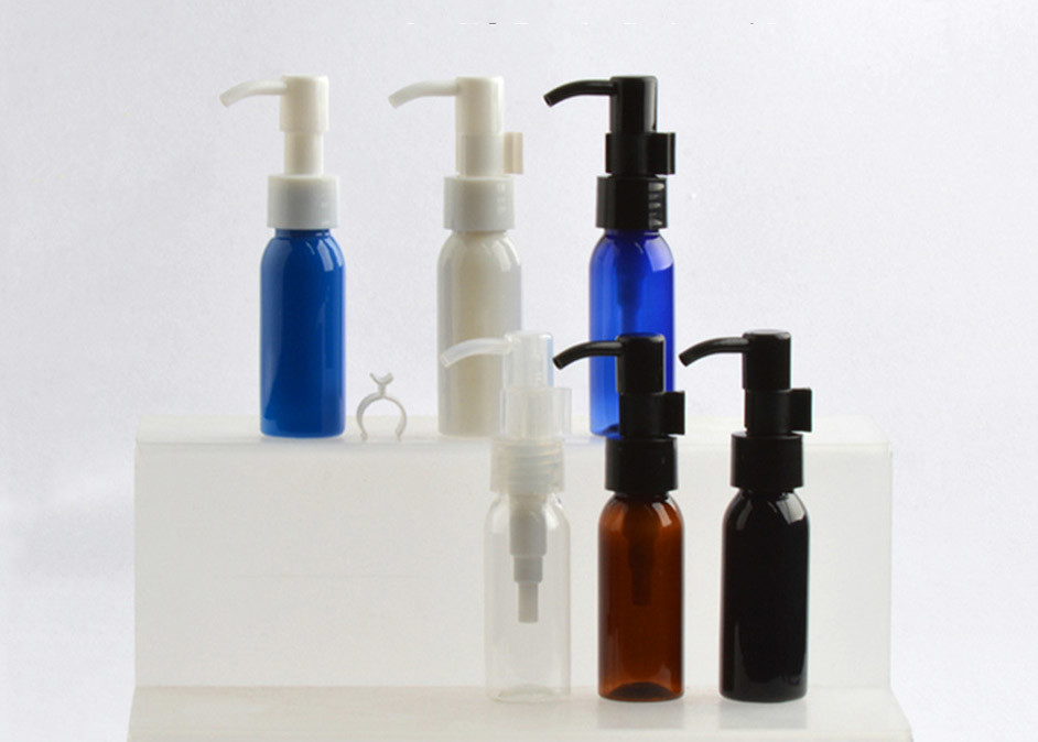 Pet Cosmetic Serum Bottles Portable Lightweight No Leaking With Lotion Pump