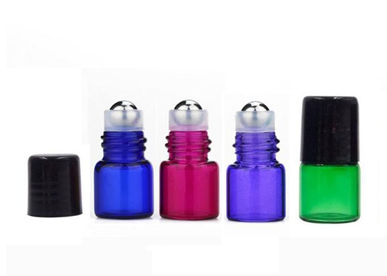 Various Colors Glass Bottle Mini Essential Oil Roller Bottles 1ml 2ml 3ml
